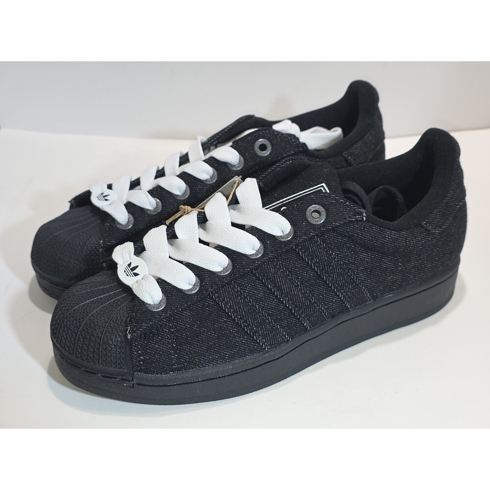Authentic Adidas Superstar II Black- Unisex Sneakers JQ2310 Size M7 /W8